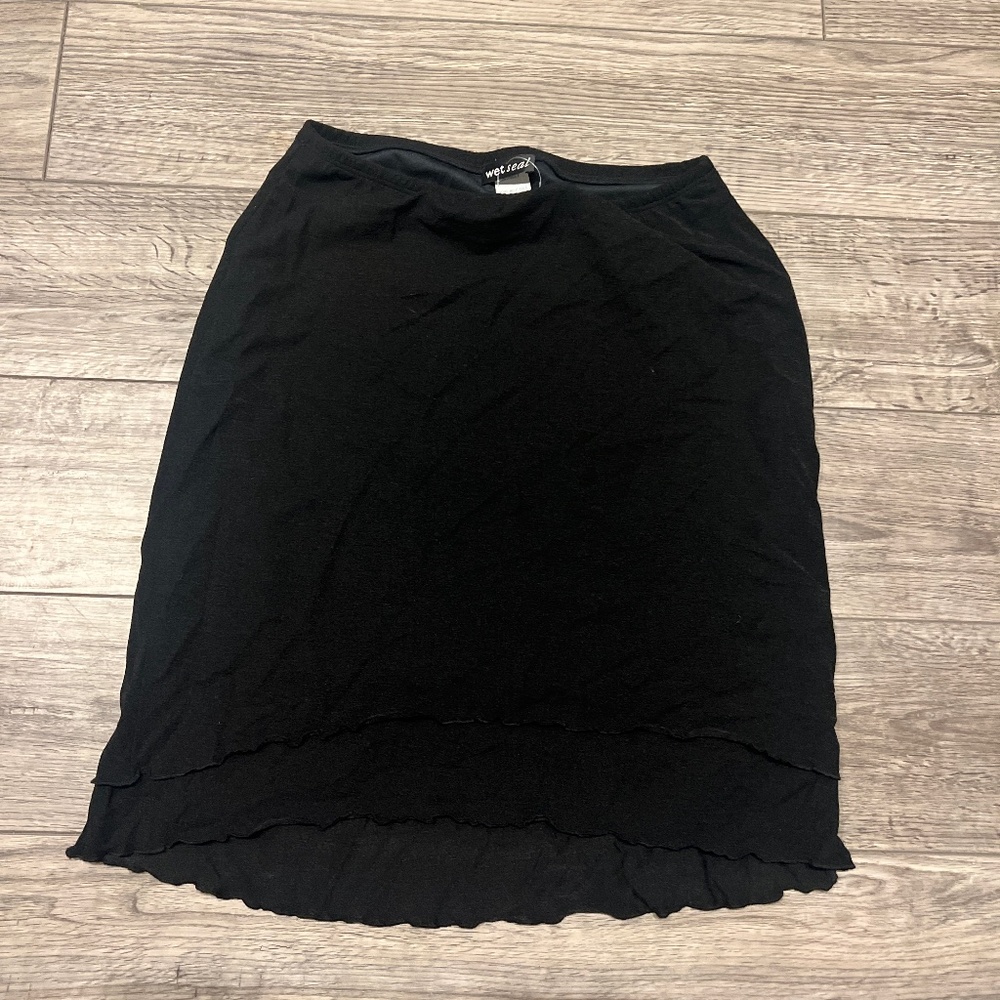 Wet Seal Women's Skirt Size M Black